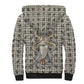 Renenutet Sherpa Hoodie with Bread Ring and Eye of Horus in Egyptian Nourishment