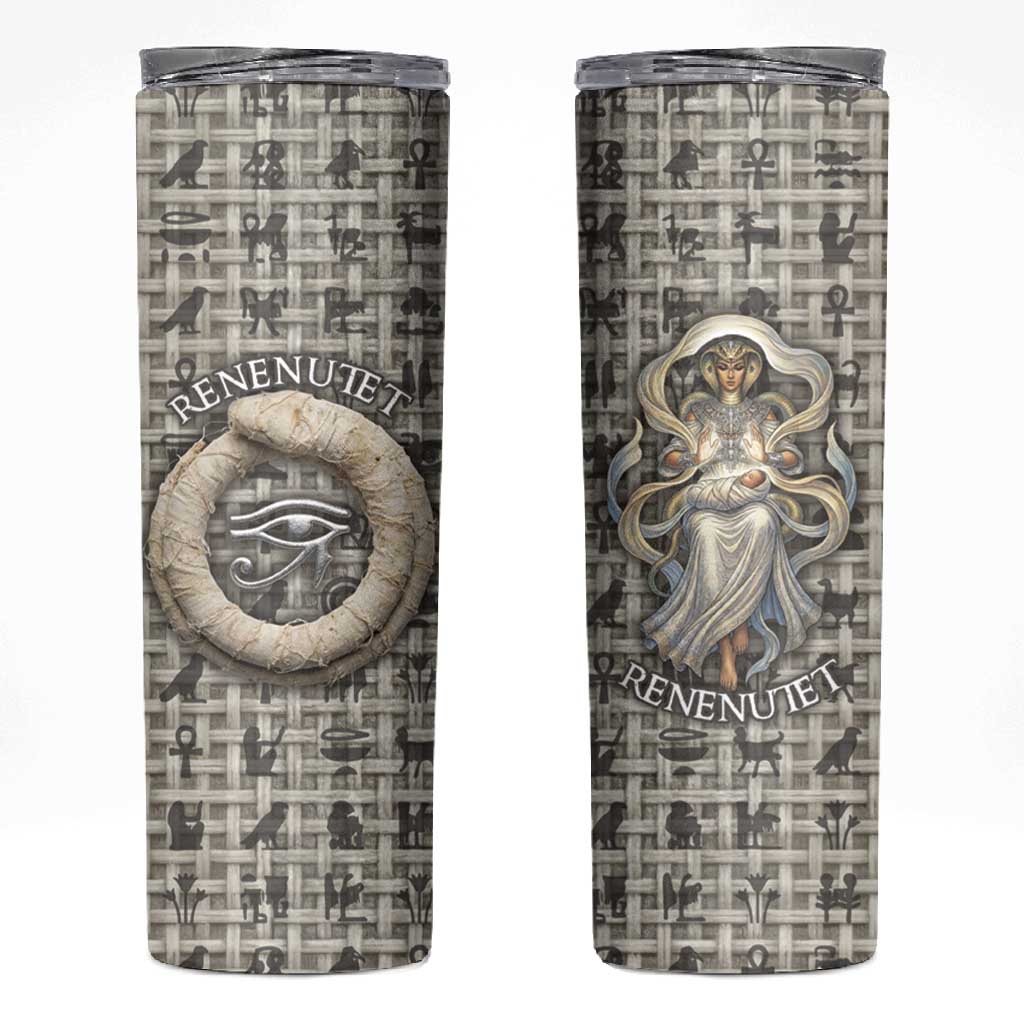 Renenutet Skinny Tumbler with Bread Ring and Eye of Horus in Egyptian Nourishment
