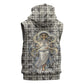 Renenutet Sleeveless Hoodie with Bread Ring and Eye of Horus in Egyptian Nourishment