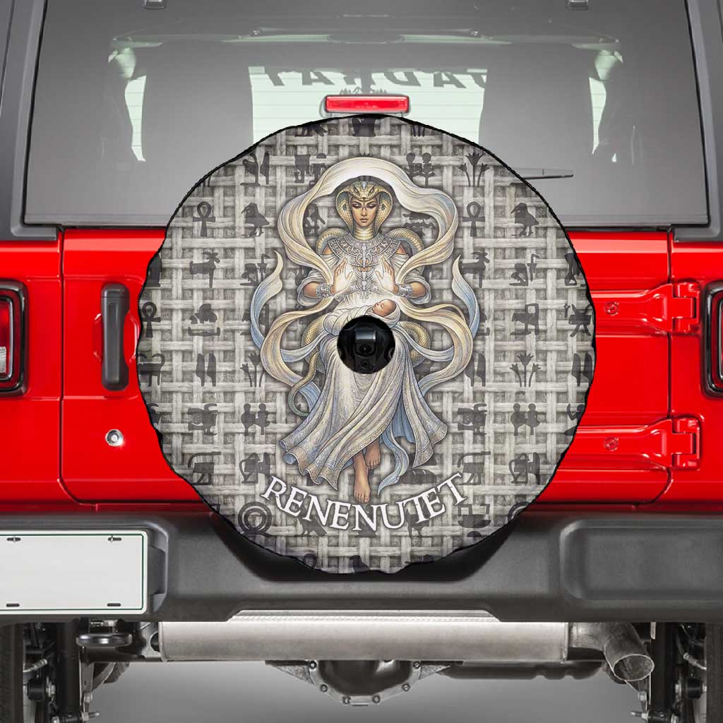 Renenutet Spare Tire Cover with Bread Ring and Eye of Horus in Egyptian Nourishment