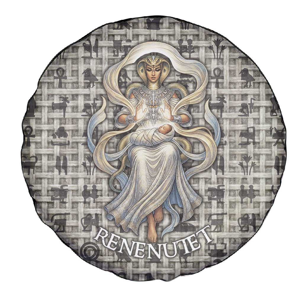 Renenutet Spare Tire Cover with Bread Ring and Eye of Horus in Egyptian Nourishment