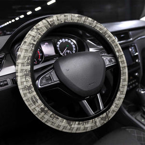 Renenutet Steering Wheel Cover with Bread Ring and Eye of Horus in Egyptian Nourishment