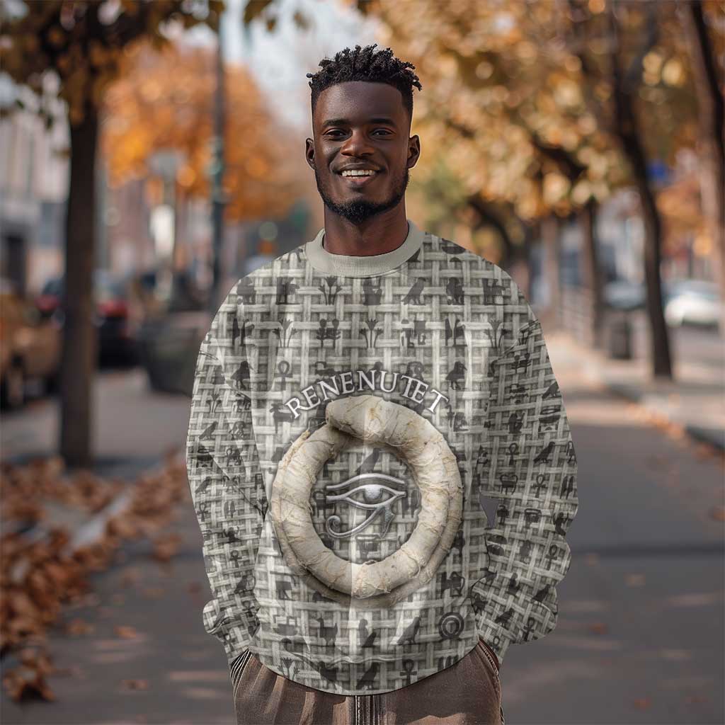 Renenutet Sweatshirt with Bread Ring and Eye of Horus in Egyptian Nourishment