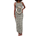 Renenutet Tank Maxi Dress with Bread Ring and Eye of Horus in Egyptian Nourishment