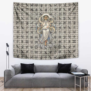 Renenutet Tapestry with Bread Ring and Eye of Horus in Egyptian Nourishment