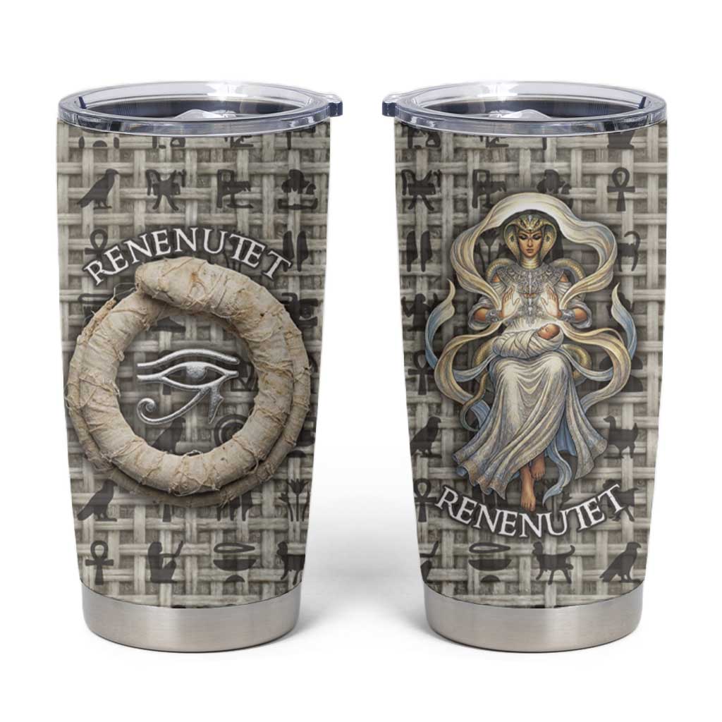 Renenutet Tumbler Cup with Bread Ring and Eye of Horus in Egyptian Nourishment