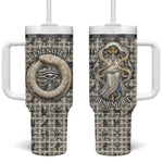 Renenutet Tumbler With Handle with Bread Ring and Eye of Horus in Egyptian Nourishment