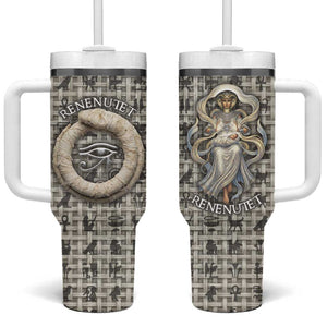 Renenutet Tumbler With Handle with Bread Ring and Eye of Horus in Egyptian Nourishment