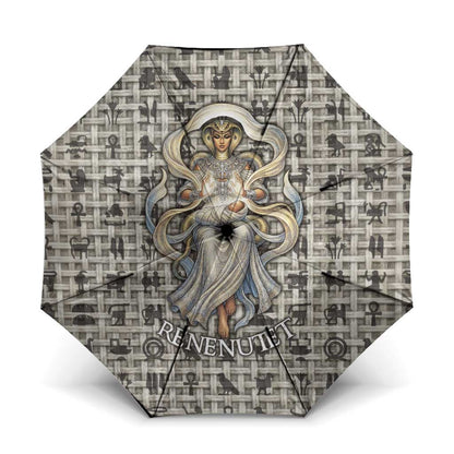 Renenutet Umbrella with Bread Ring and Eye of Horus in Egyptian Nourishment
