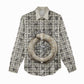 Renenutet Women Casual Shirt with Bread Ring and Eye of Horus in Egyptian Nourishment
