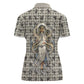 Renenutet Women Polo Shirt with Bread Ring and Eye of Horus in Egyptian Nourishment
