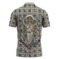Renenutet Zipper Polo Shirt with Bread Ring and Eye of Horus in Egyptian Nourishment