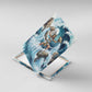 Satis Water Torrent Canvas Wall Art with Egyptian Flood Symbolism in Oceanic Blue Tones
