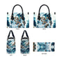 Satis Water Torrent Leather Bag with Egyptian Flood Symbolism in Oceanic Blue Tones
