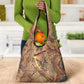 Satis Grocery Bag with Fiery Bow and Arrow in Ancient Egyptian Warrior