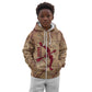 Satis Kid Hoodie with Fiery Bow and Arrow in Ancient Egyptian Warrior
