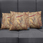 Satis Pillow Cover with Fiery Bow and Arrow in Ancient Egyptian Warrior