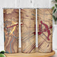Satis Skinny Tumbler with Fiery Bow and Arrow in Ancient Egyptian Warrior