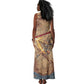 Satis Tank Maxi Dress with Fiery Bow and Arrow in Ancient Egyptian Warrior