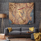 Satis Tapestry with Fiery Bow and Arrow in Ancient Egyptian Warrior