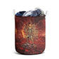 Sekhmet Laundry Basket Egyptian Fiery Lioness Head and Ancient Warrior