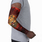 Sekhmet Arm Sleeves Egyptian Fiery Lioness Head and Ancient Warrior