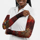 Sekhmet Arm Sleeves Egyptian Fiery Lioness Head and Ancient Warrior