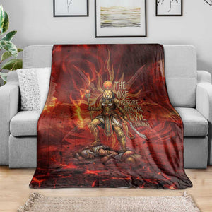 Sekhmet Blanket Egyptian Fiery Lioness Head and Ancient Warrior