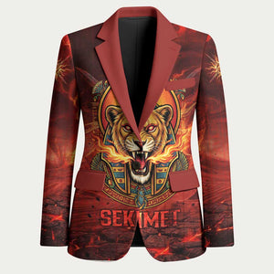 Sekhmet Blazer Egyptian Fiery Lioness Head and Ancient Warrior