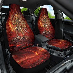 Sekhmet Car Seat Cover Egyptian Fiery Lioness Head and Ancient Warrior