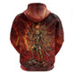Sekhmet Hoodie Egyptian Fiery Lioness Head and Ancient Warrior