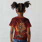 Sekhmet Kid T shirt Egyptian Fiery Lioness Head and Ancient Warrior
