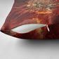 Sekhmet Pillow Cover Egyptian Fiery Lioness Head and Ancient Warrior