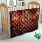 Sekhmet Quilt Egyptian Fiery Lioness Head and Ancient Warrior