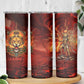 Sekhmet Skinny Tumbler Egyptian Fiery Lioness Head and Ancient Warrior