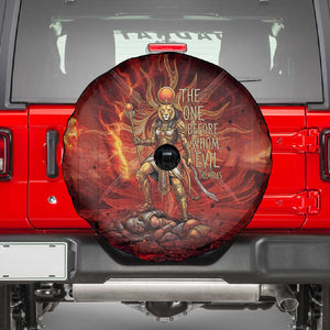 Sekhmet Spare Tire Cover Egyptian Fiery Lioness Head and Ancient Warrior