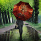 Sekhmet Umbrella Egyptian Fiery Lioness Head and Ancient Warrior