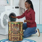Sekhmet Laundry Basket with Eye of Ra and Sacred Lion Symbol in Egyptian Healer