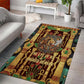 Sekhmet Area Rug with Eye of Ra and Sacred Lion Symbol in Egyptian Healer