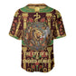 Sekhmet Baseball Jersey with Eye of Ra and Sacred Lion Symbol in Egyptian Healer
