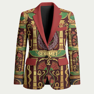 Sekhmet Blazer with Eye of Ra and Sacred Lion Symbol in Egyptian Healer