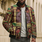 Sekhmet Bomber Puffer Jacket with Eye of Ra and Sacred Lion Symbol in Egyptian Healer