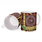 Sekhmet Ceramic Mug with Eye of Ra and Sacred Lion Symbol in Egyptian Healer