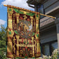 Sekhmet Garden Flag with Eye of Ra and Sacred Lion Symbol in Egyptian Healer