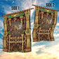 Sekhmet Garden Flag with Eye of Ra and Sacred Lion Symbol in Egyptian Healer