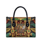 Sekhmet Leather Bag with Eye of Ra and Sacred Lion Symbol in Egyptian Healer