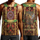 Sekhmet Men Tank Top with Eye of Ra and Sacred Lion Symbol in Egyptian Healer