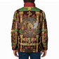 Sekhmet Padded Jacket with Eye of Ra and Sacred Lion Symbol in Egyptian Healer