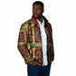 Sekhmet Padded Jacket with Eye of Ra and Sacred Lion Symbol in Egyptian Healer
