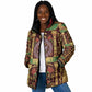 Sekhmet Padded Jacket with Eye of Ra and Sacred Lion Symbol in Egyptian Healer